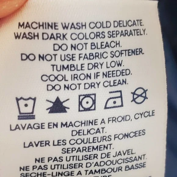 Lands' End Womens Wide Channel Down Jacket Down Filled Size S Blue Outdoors - Picture 13 of 14